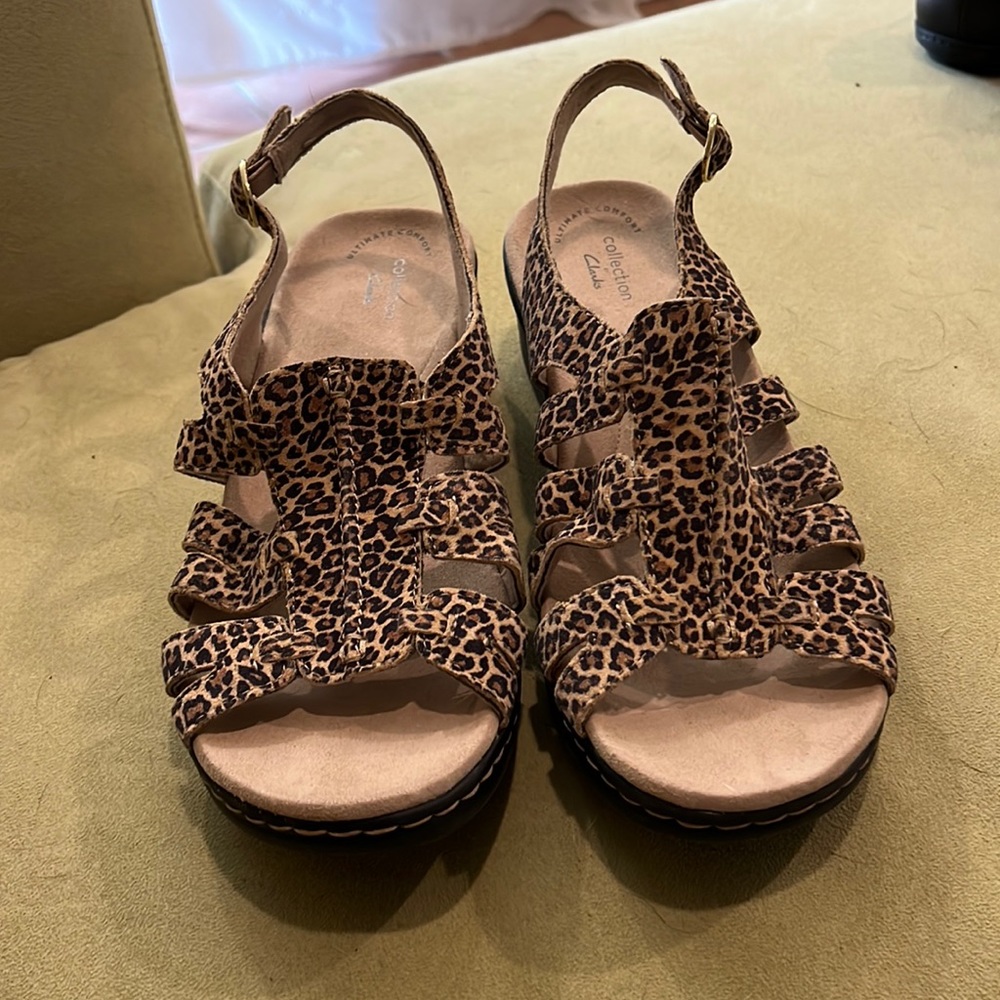 Ladies, animal print shoes